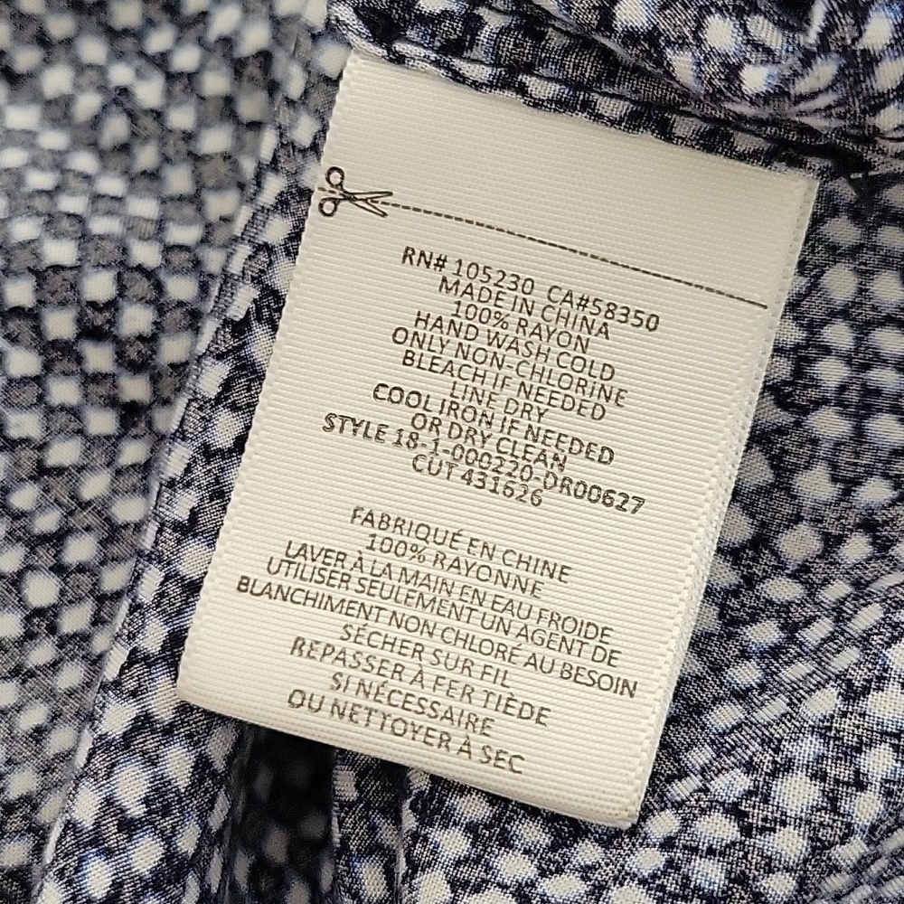 Joie Blue & White Mini Dress - Picture 6 of 7